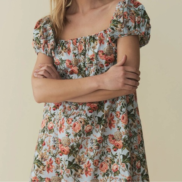 Doen Julie Dress in Calico Garden - Picture 8 of 9
